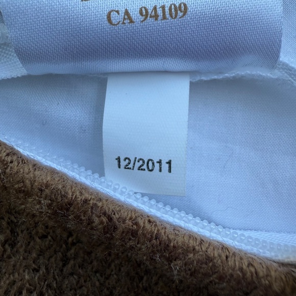 PB Teen Brown Polka‎ Dot Crewel Pillow Covers 16 x 16 - Picture 5 of 6